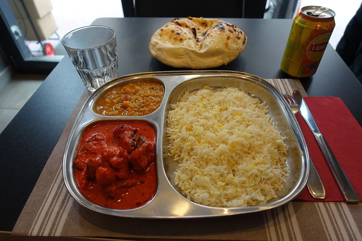 Indian food typical of Kerala Kitchen